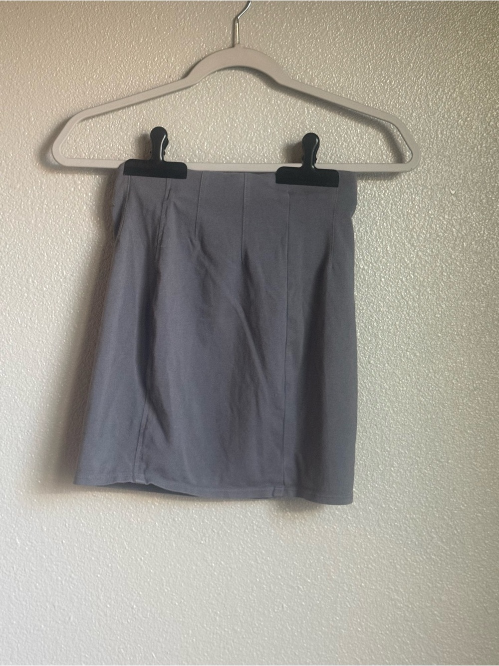 Three Dots Slate Gray Midi Pencil Skirt